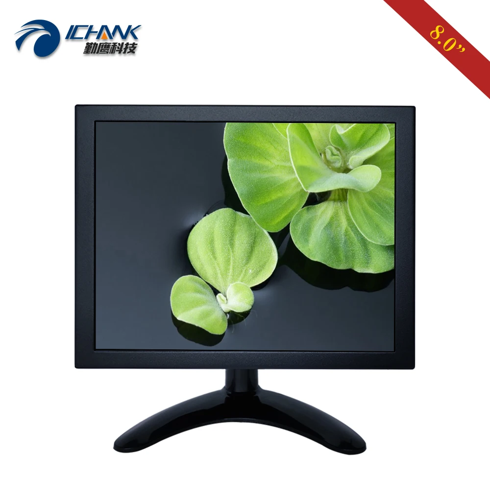 

8-дюймовый ЖК-дисплей 1024x76 8 IPS металлический корпус HDMI-in BNC RCA портативный мини ПК монитор USB U-диск видеоплеер