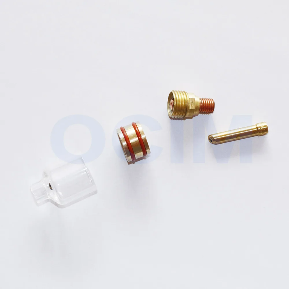 Pyrex Glass Cup TIG Welding Torch Collet Clear Gas Lens 4# For WP-18 WP-17 wp-26 | Torches