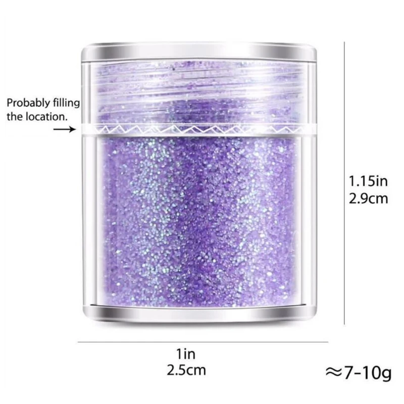 

12 Bottles Colorful Resin Shinning Filling Flash Glitter Powder for DIY Crafts