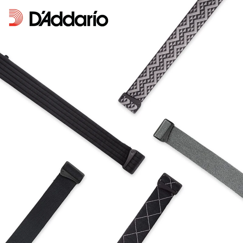 Ремешок для гитары с автоблокировкой черный различные цвета | Спорт и