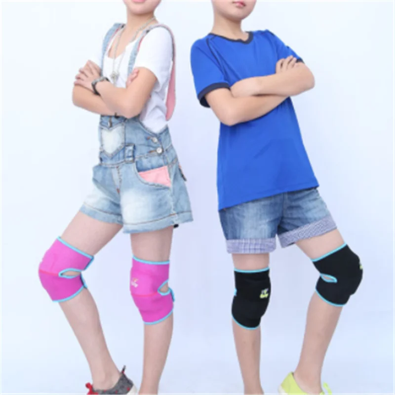 

Hot Sale Thicken Sponge Anti-crash Knee Pads 1 Pair Kids Dancing Roller Skating Cycling Children Kneepads Knees Protector