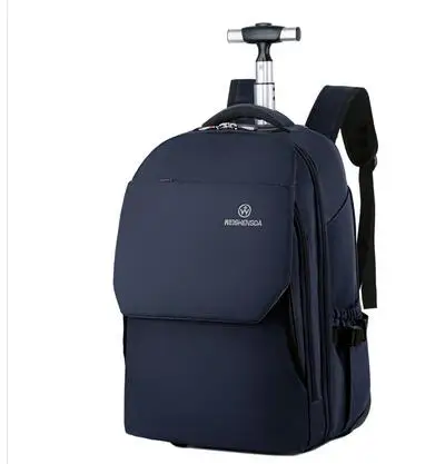 WEISHENGDA rolling luggage backpack women carry on  hand Luggage bags  travel Trolley backpack Bags on wheels Trolley Suitcase