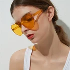 Бесплатная доставка 2021 конфетных цветов в форме сердца морские индивидуальные цельные очки солнцезащитные очки