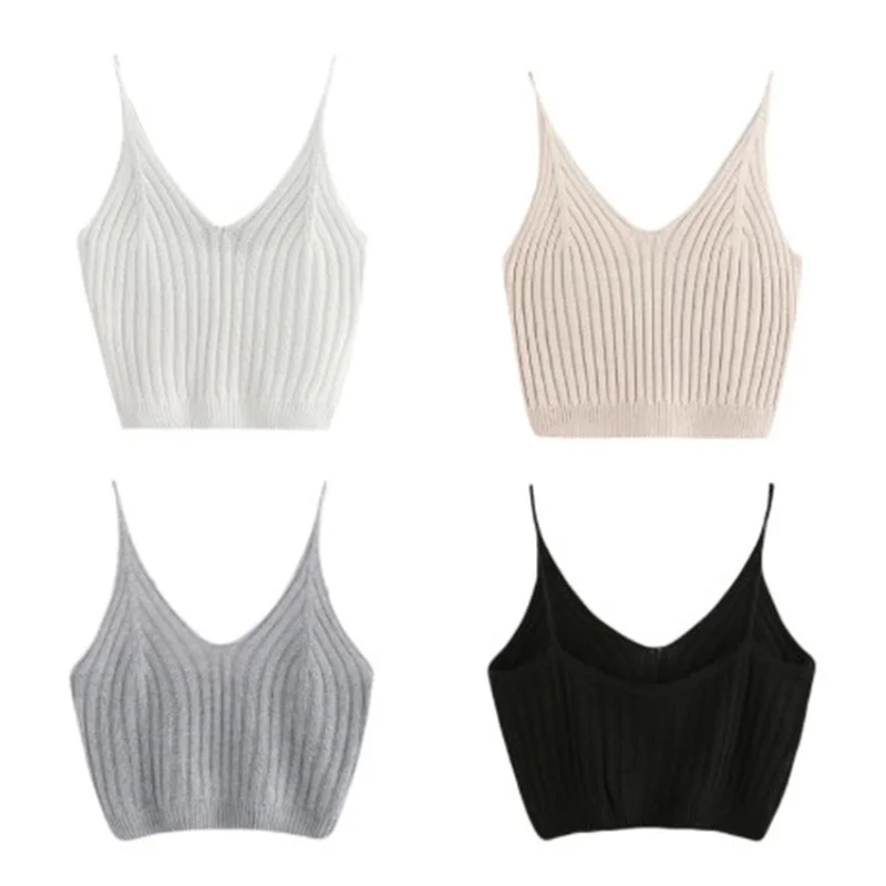 

Female mode will see basic sexy strappy tops without racerback sleeves harvest top 2021 Casual solid female colour with short