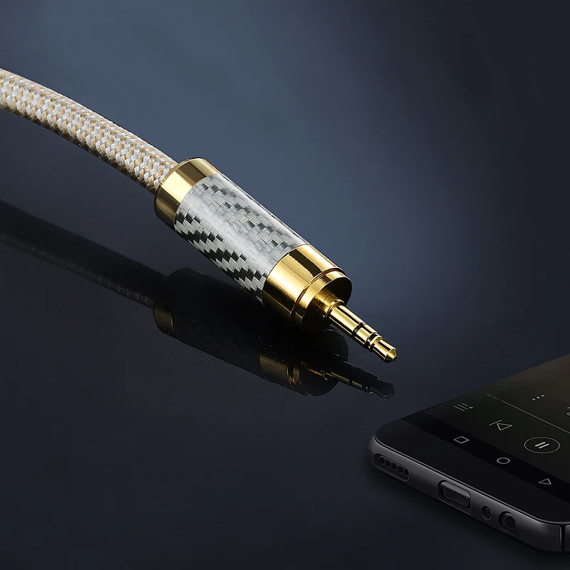 Hifi 3 5 Mini Jack AUX кабель мм до для автомобильного мобильного усилителя наушников Soundbox