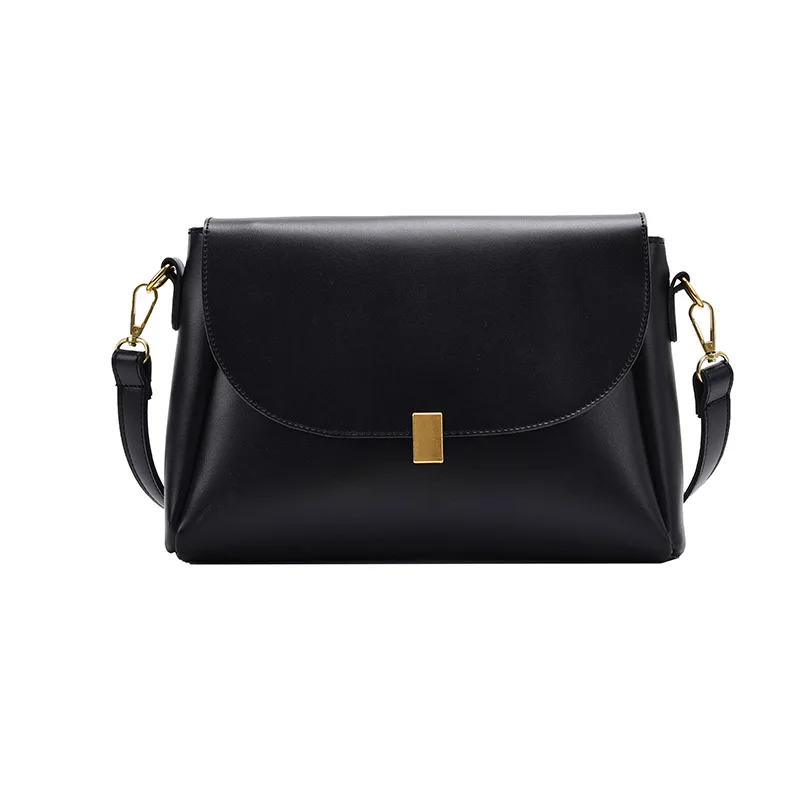 

Simple Solid Color PU Leather Crossbody Bags for Women 2021 Branded Trend Hand Bag Lady Luxury Good Quality Handbags