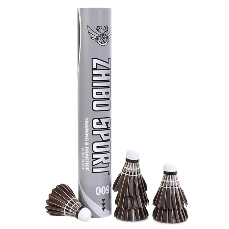 Прочные воланы для бадминтона с гусиными перьями аксессуары спорта на открытом