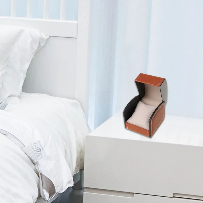 Роскошный чехол из искусственной кожи для часов с подушкой браслет часы