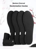 bamboo charcoal deodorant insoles breathable sport durable shoes pad health absorb sweat insert soles for unisex