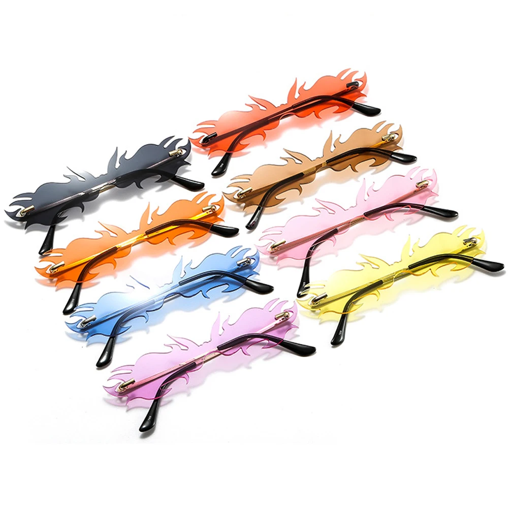 

LongKeeper Oversized Rimless Sunglasses Women Men 2020 Retro Steampunk Sun Glasses Brand Designer Fashion Eyewear UV400