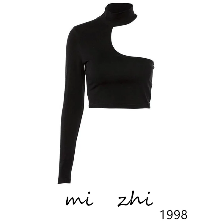 Кроп-Топ женский в онлайн-стиле укороченный облегающий топ с открытыми плечами и