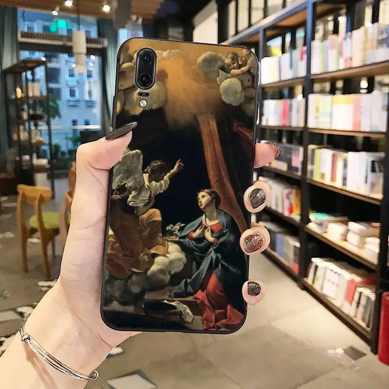 

medieval Middle Ages Oil Painting pattern high quality Phone Case For Huawei honor Mate P 10 20 30 40 Pro 10i 9 10 20 8 x Lite