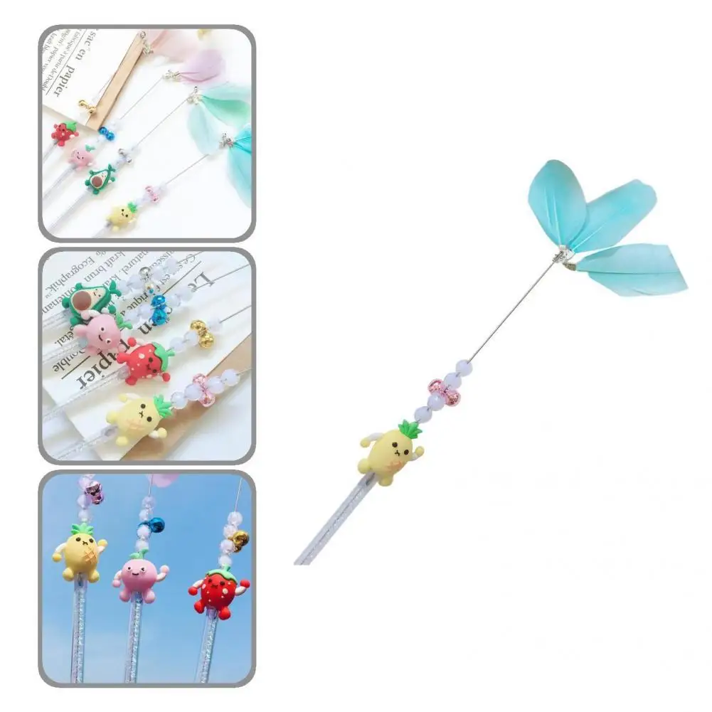 

Кошачья палочка с высокой твердостью, легкая, облегчающая скуку, искусственные перья для домашнего животного