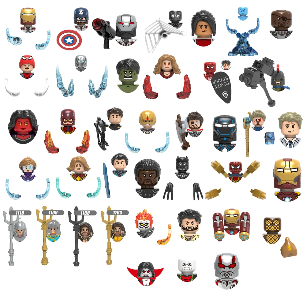 Marvel Мстители Халк танос Железный человек аниме Веном супергерои фигурки игрушки