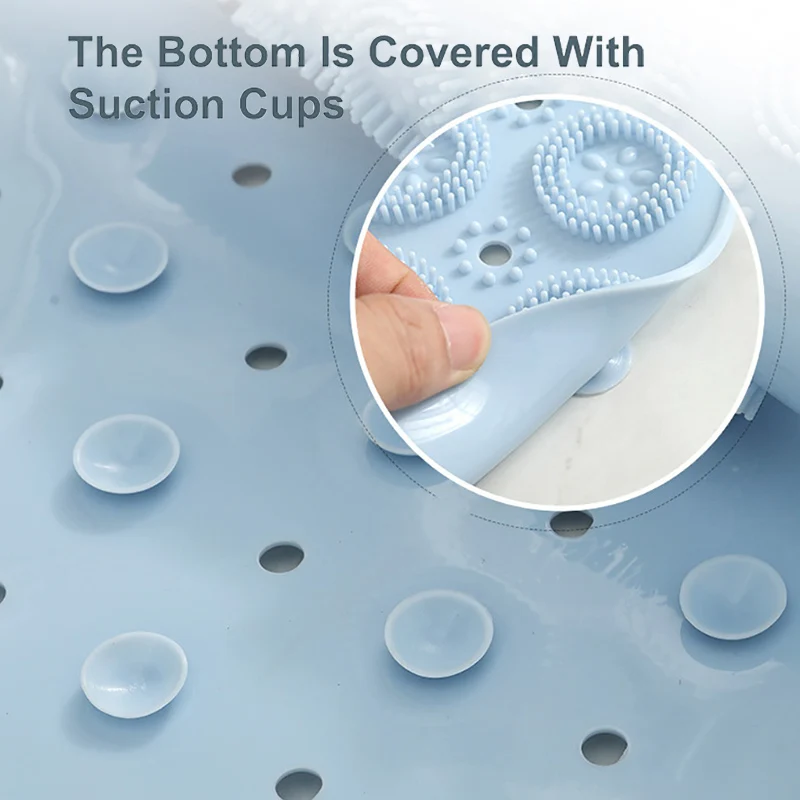 ONEUP круглый нескользящий коврик для ванной текстурированная поверхность душа с