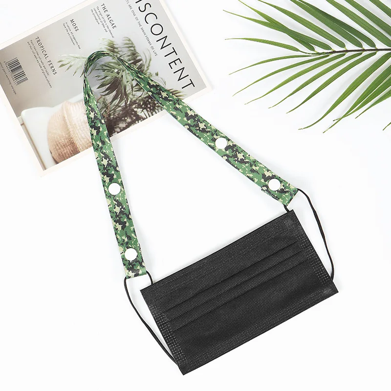 Камуфляжная маска подвесной шнурок для маски на лицо держатель регулируемый