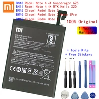 bn45 bn43 bn41 bm45 bm46 battery for xiaomi redmi note 5 4 4x 3 2 note2 note3 note4 note4x replacement lithium polymer bateria