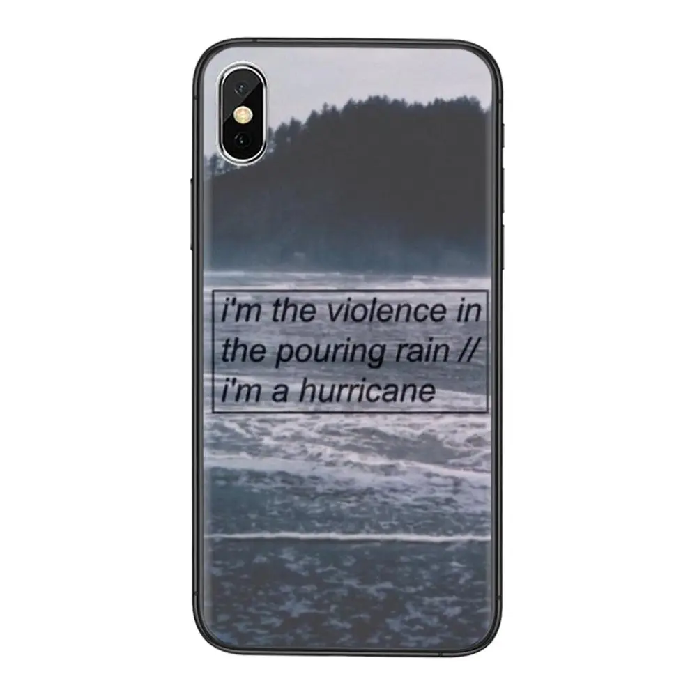 Печать песен Halsey Hurricane для iPhone 11 12 Mini Pro 5 5S SE 5C 6 6S 7 8X10 XR XS Plus Max регулируемые цены