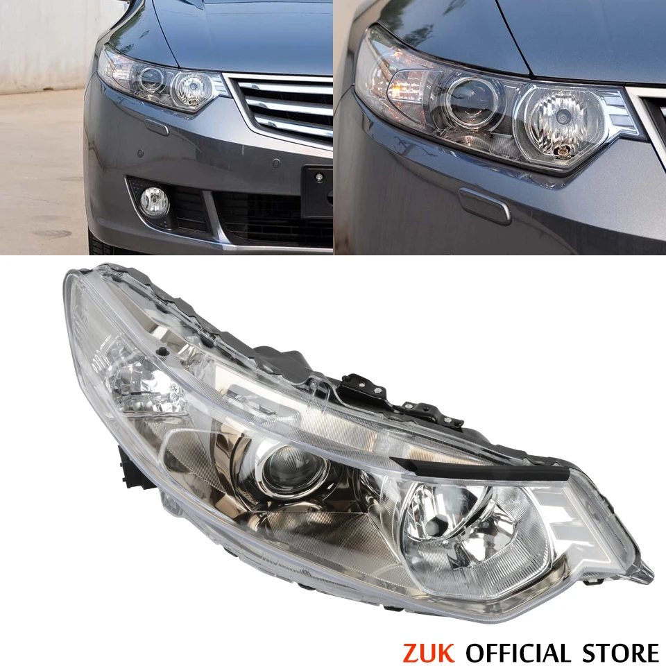 2 шт. галогенные налсветильник ные фары для HONDA ACCORD EURO SPIRIOR 2009 2010 2011 2012 33150-TP5-H01