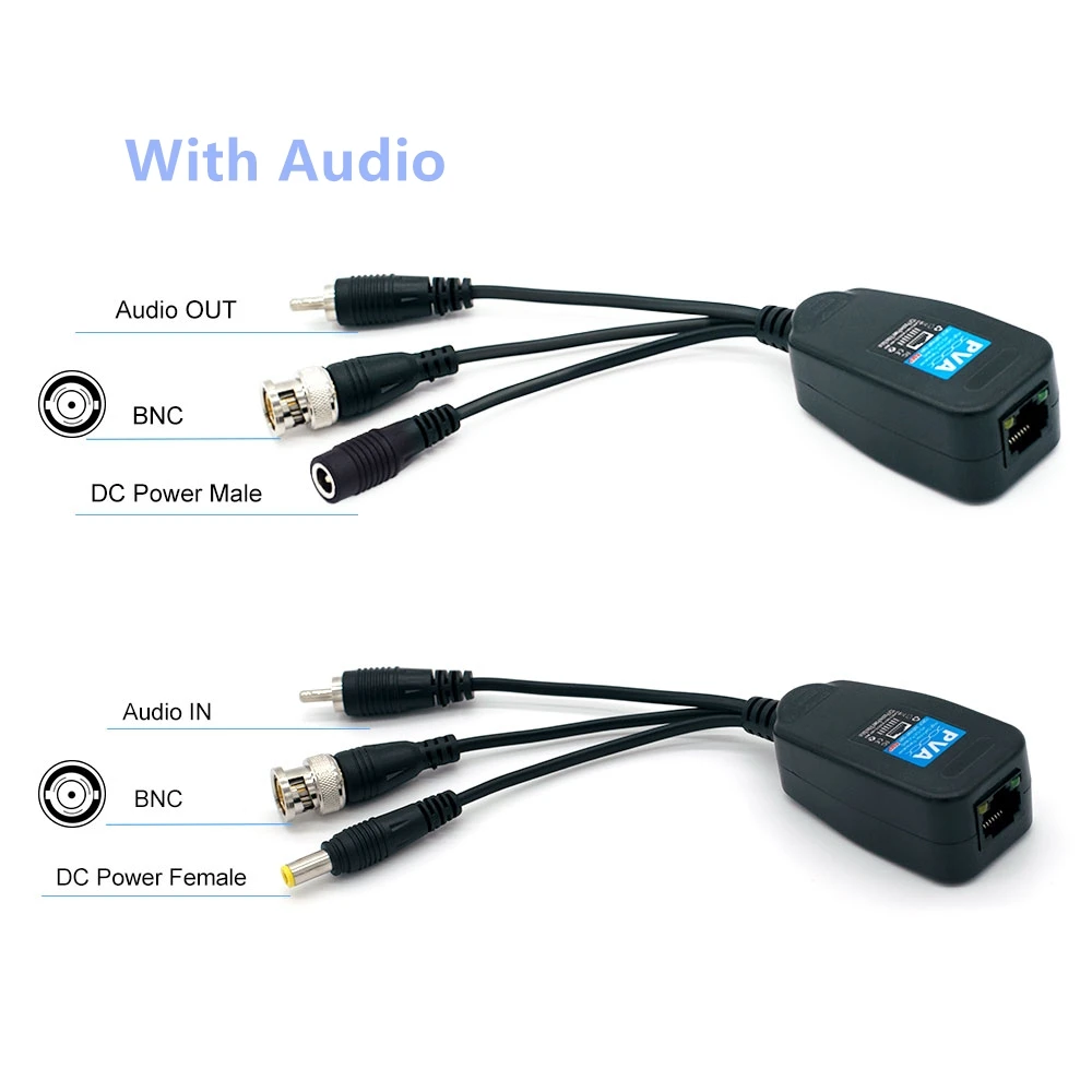 Трансивер Balun RJ45 5 парт/Лот 1 канал для CVI/TVI/AHD-камер | Безопасность и защита
