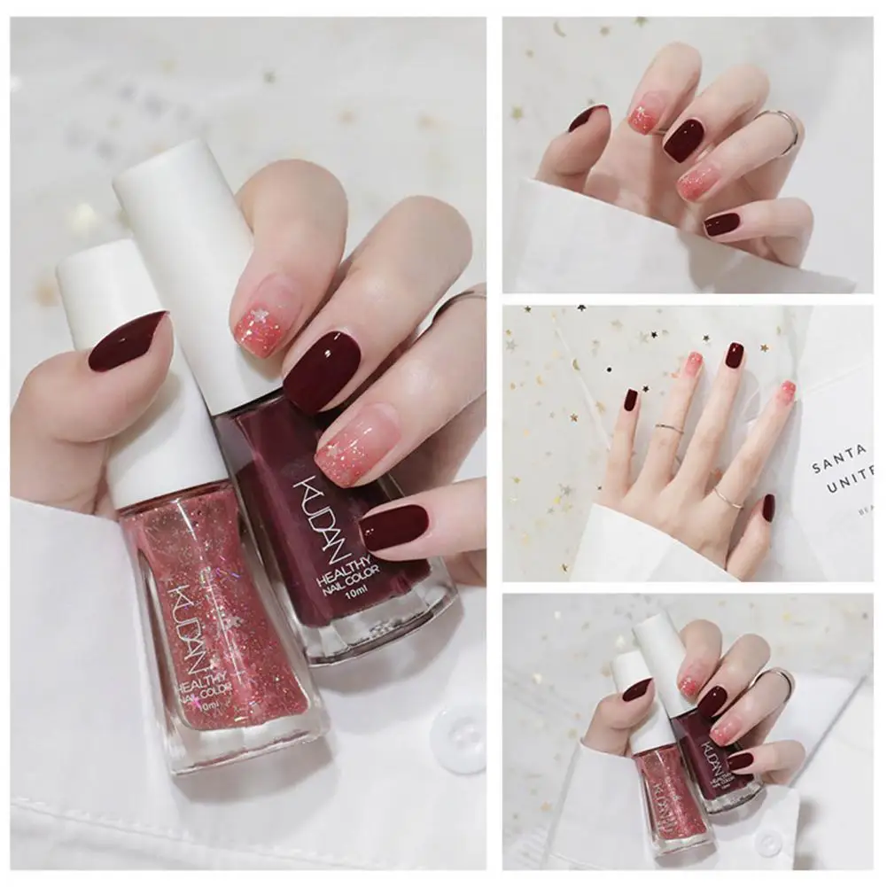 10 мл стойкий лак для ногтей на водной основе Быстросохнущий маникюра без выпечки