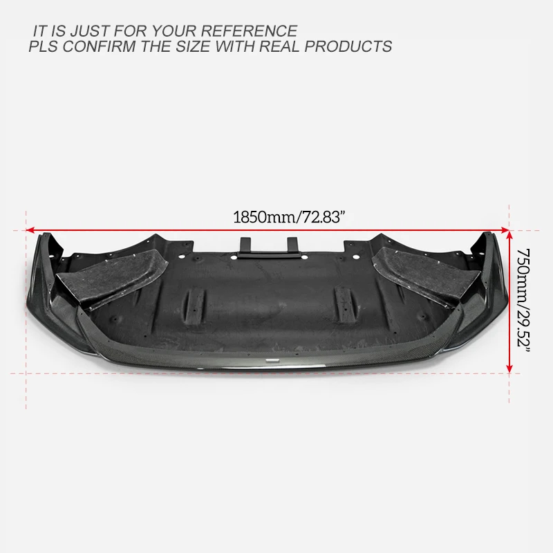 Для Nissan R35 GTR MY17 TS Стиль часть углеродного волокна переднего бампера без под