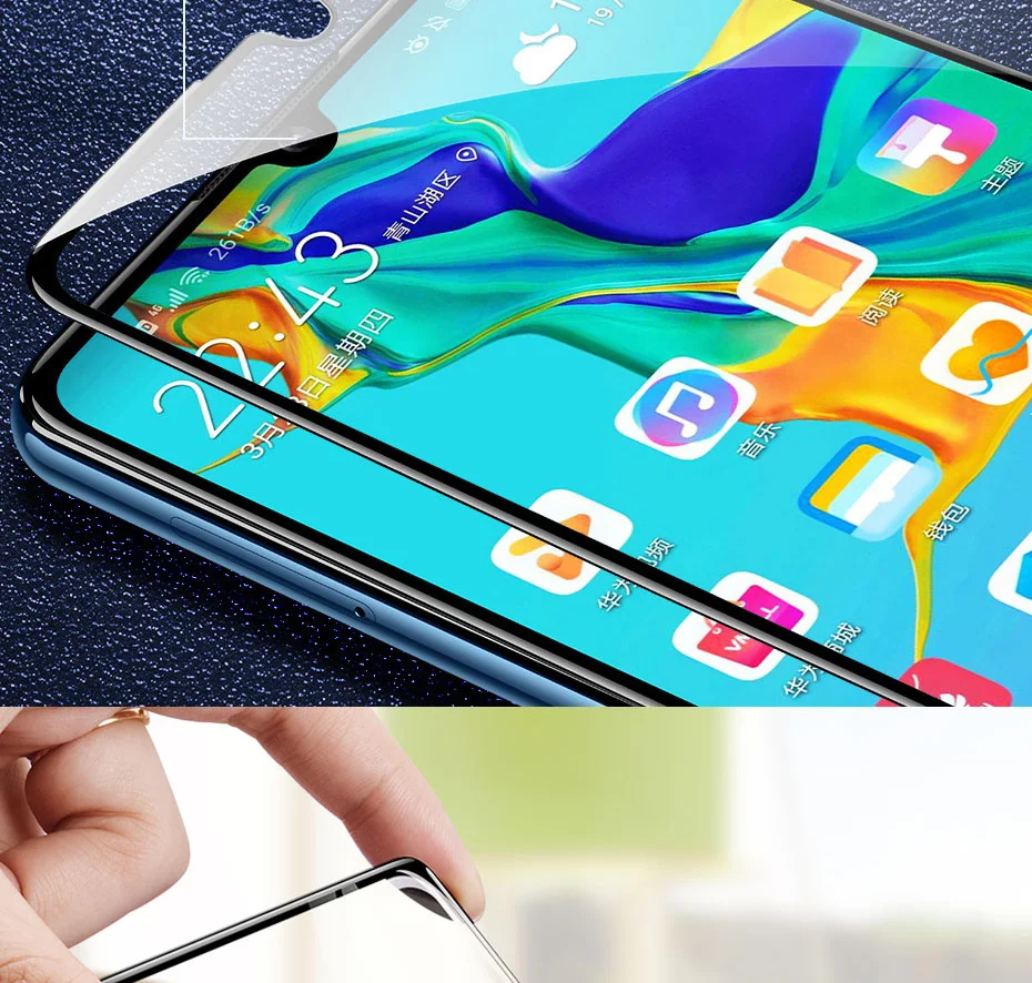 2 в 1 Гидрогелевая пленка и закаленное стекло для huawei p30 p20 lite p smart Защита экрана для huawei mate 20 30 p30 pro стекло