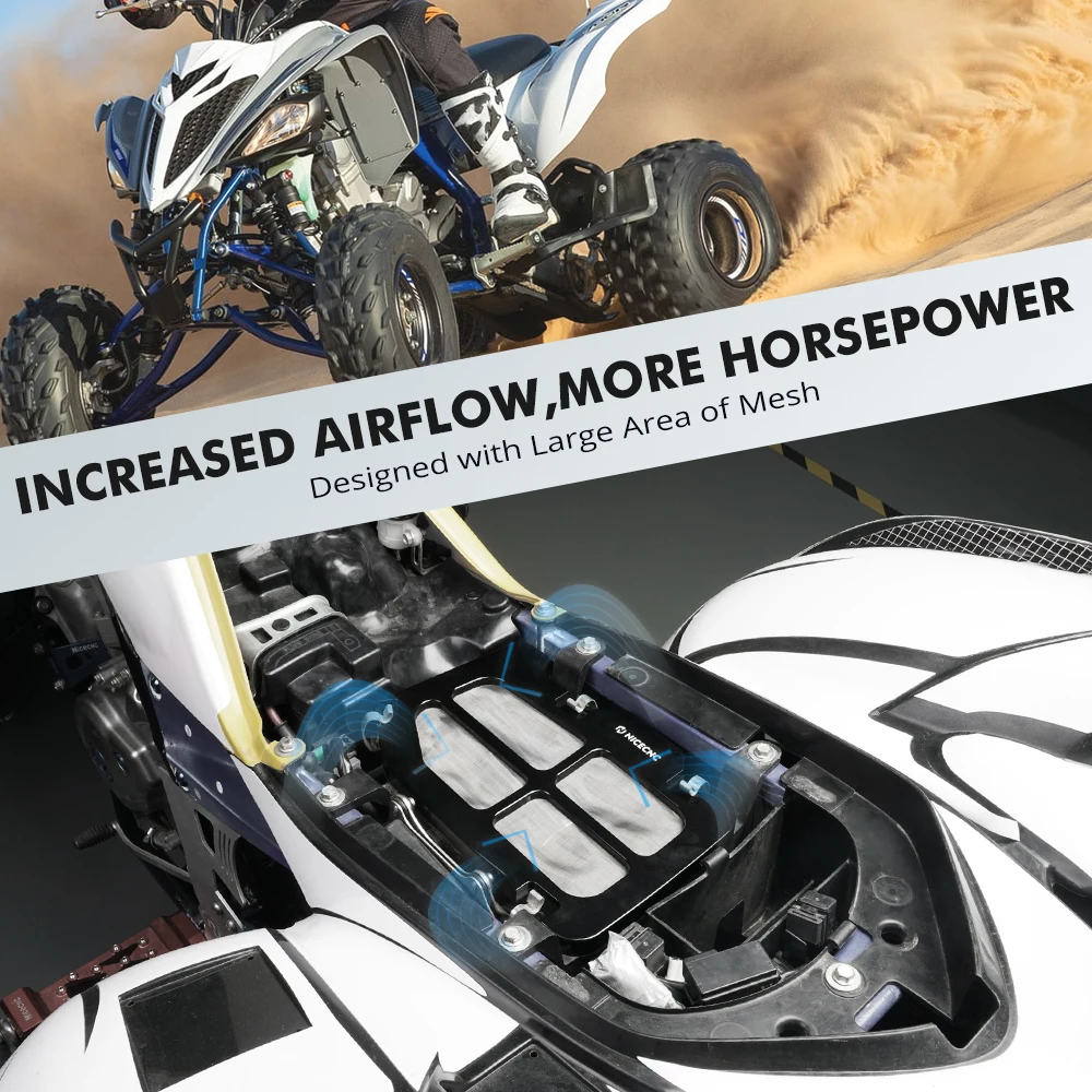 Защитная крышка NiceCNC Airbox для Yamaha Raptor 700 YFM700 2006 2021 RAPTOR 700R YFM700R 2011 ATV аксессуары| |