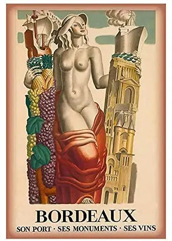 Bernice Blechschild Бордо, металлик, 20x30 см, жестяной знак Wanddeko, многоцветный