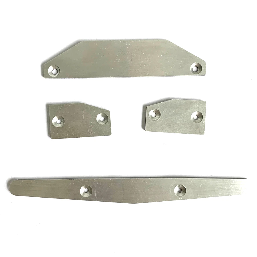 

4 шт. противоскользящие пластины шасси протекторы Алюминий для Arrma безграничный для нарушения для Felony