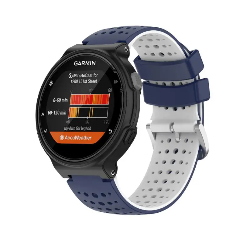 Ремешок для часов Garmin Forerunner 220 230 235 620 630 735 универсальный ремешок силиконовый