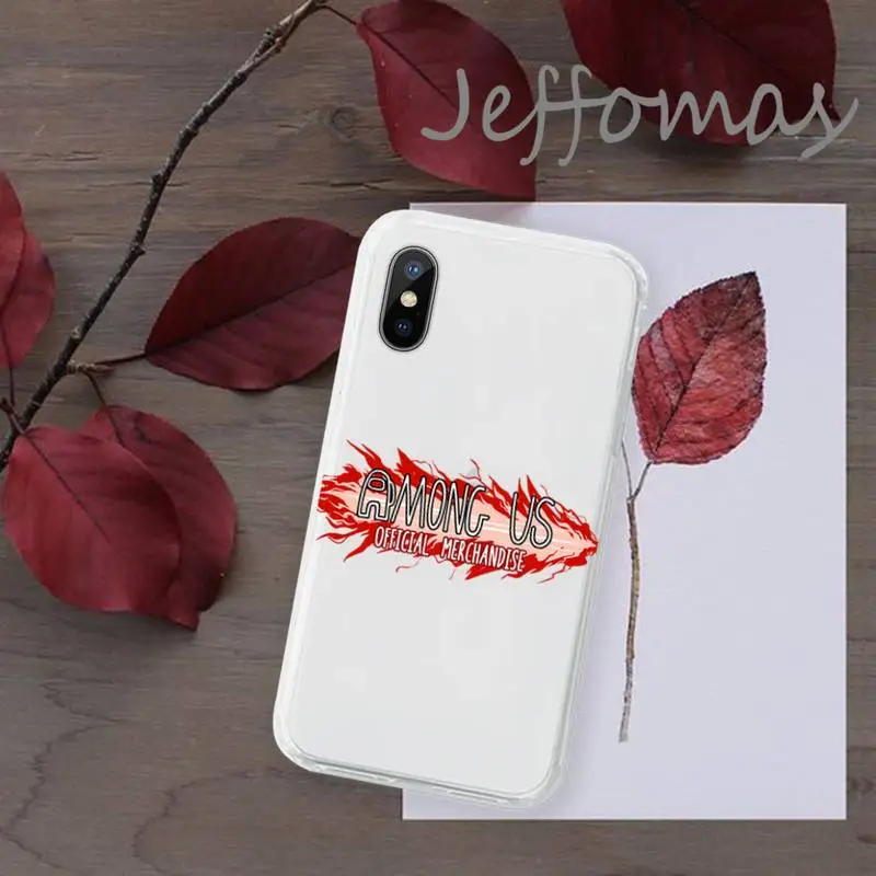 

Among Us Phone Case Transparent soft For iphone 5 5s 5c se 6 6s 7 8 11 12 plus mini x xs xr pro max