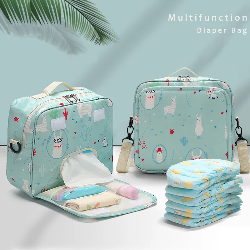 Сумка для подгузников водонепроницаемая сумка мамы с принтом влажный сухой