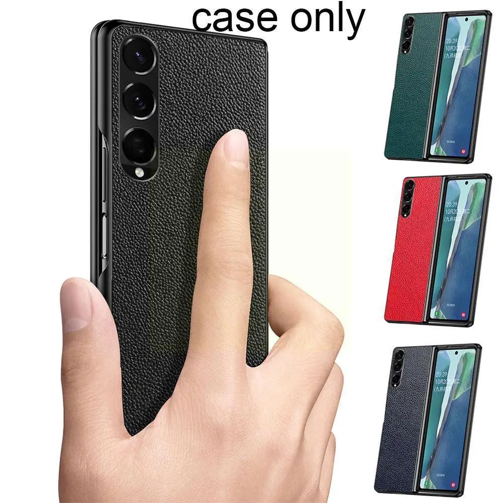 

Foldable Leather Phone Case For Samsung Galaxy Z Flip Case Cover For Samsung Galaxy Z Flip Zflip Sm-f700 Shockproof Coque F V3Q4