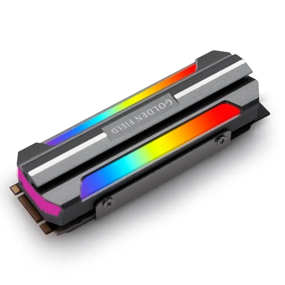 

Алюминиевый радиатор ARGB, отвод тепла жесткого диска для M.2 2280 SSD