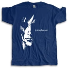 Хлопковая футболка, мужская летняя футболка с изображением Сэндмена, комиксов, супергероев, новая модная футболка, Мужская футболка