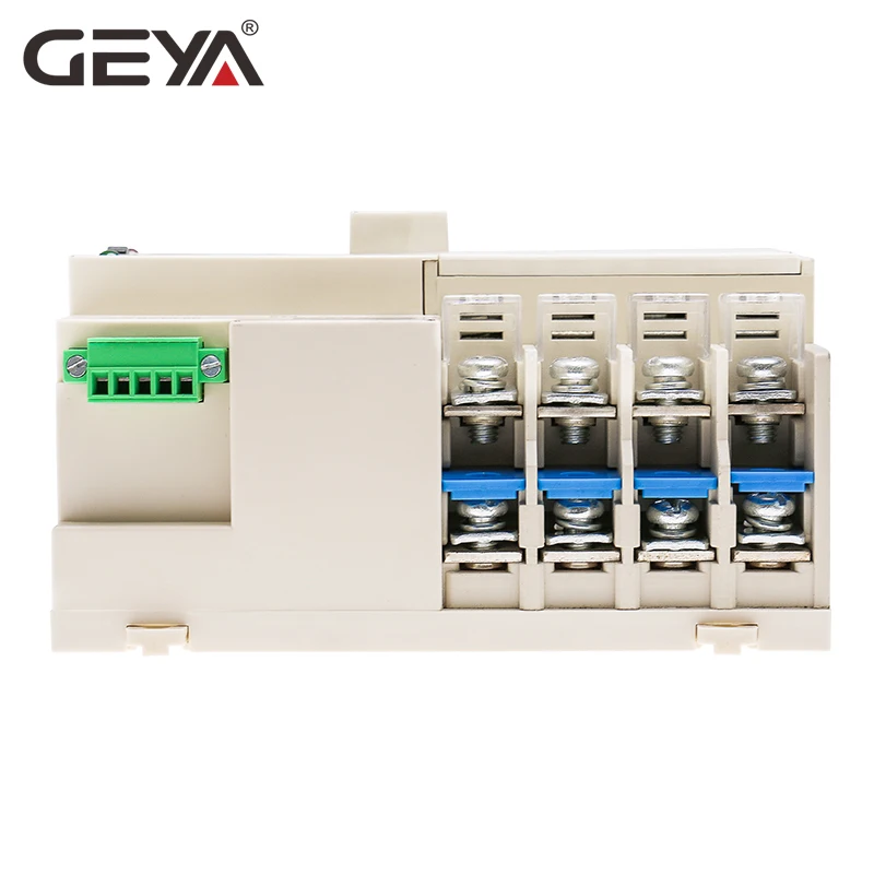 Новый автоматический переключатель GEYA W2R ATS 4P Mini непрерывного питания 63 А 110 220 В