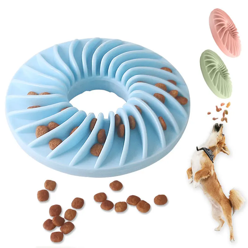 

TPR Pet Flying Disk Toy Molars Pet Products for Large Medium Dogs Interactive Dog Toy with Food Funny Dog Chew Toys Dropshipping