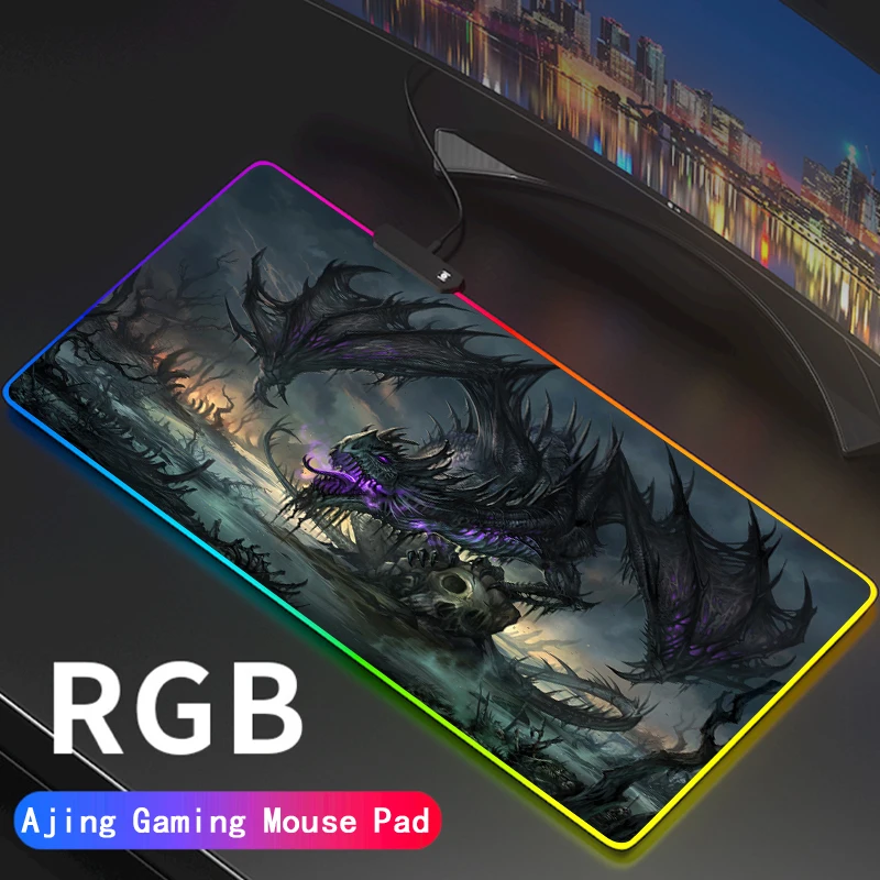 

Коврик для мыши игровой, с RGB-подсветкой
