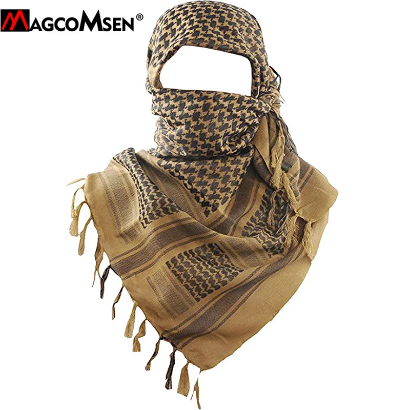 MAGCOMSEN зимние мужские шарф в стиле милитари Осенняя модная камуфляжная куртка