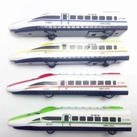 high speed train simulation model children pull back toy desktop decor gift