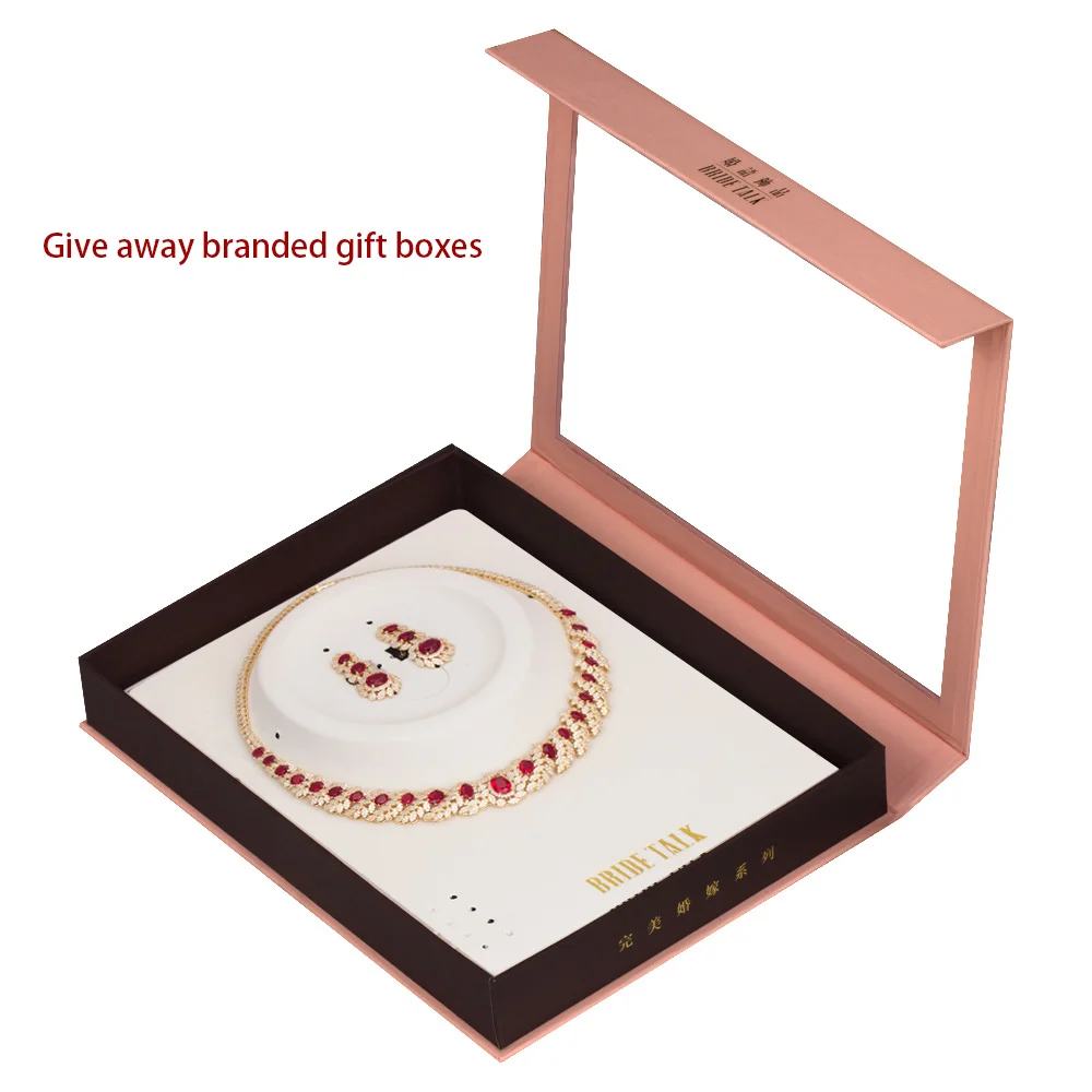 Невесты Talk разноцветные овальные CZ микро проложили комплект из сережек и