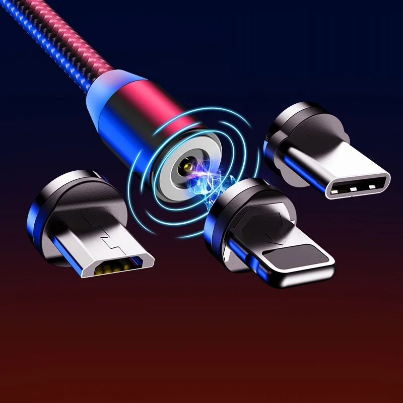 Магнитный зарядный кабель USB Type-C Micro для iPhone 11 Pro Max XR 1 м | Мобильные телефоны и