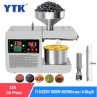 YTK новый модернизированный интеллектуальный контроль температуры Масляный Пресс из нержавеющей стали Холодный пресс льняной арахис кокосовый орех пресс для масла мяса
