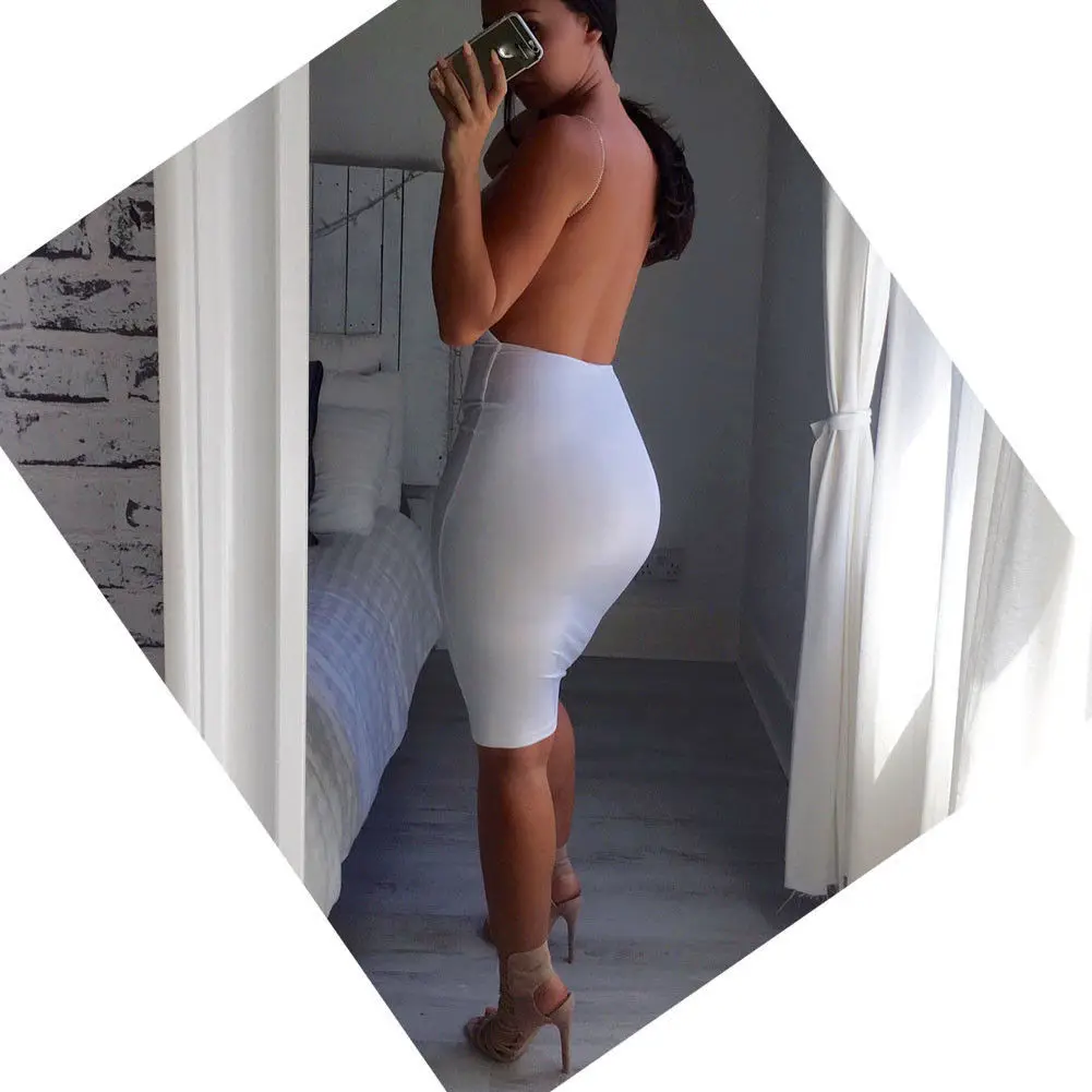 Женское летнее сексуальное вечернее платье без рукавов однотонное белое ажурное