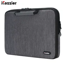 iCozzier 11.6/13./15.6/17.3 inch handle electronic accessories strap laptop sleeve case bag protective bag for 15.6 notebook