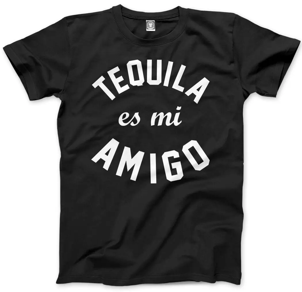 Tequilla es mi A go Tequila Patron Shots подарочные вечерние мужские футболки унисекс|Мужские