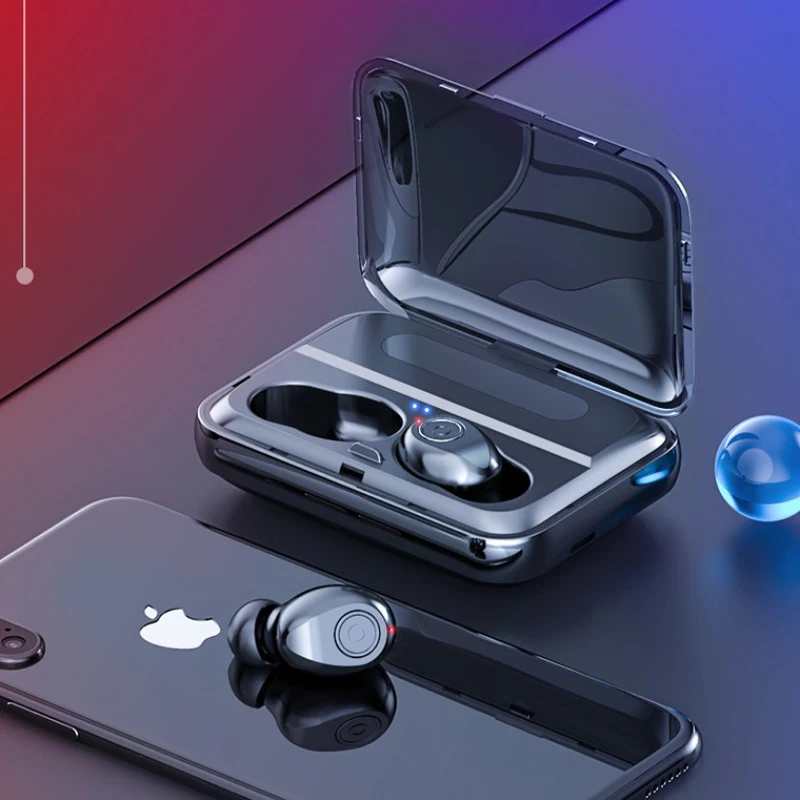 TWS Bluetooth V5.0 наушники беспроводные в ухо стерео Спортивные Беспроводные игровая
