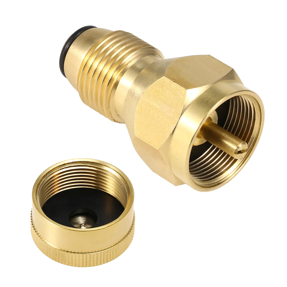 Предохранительный адаптер Lixada POL переходник для заправки пропана сплошной