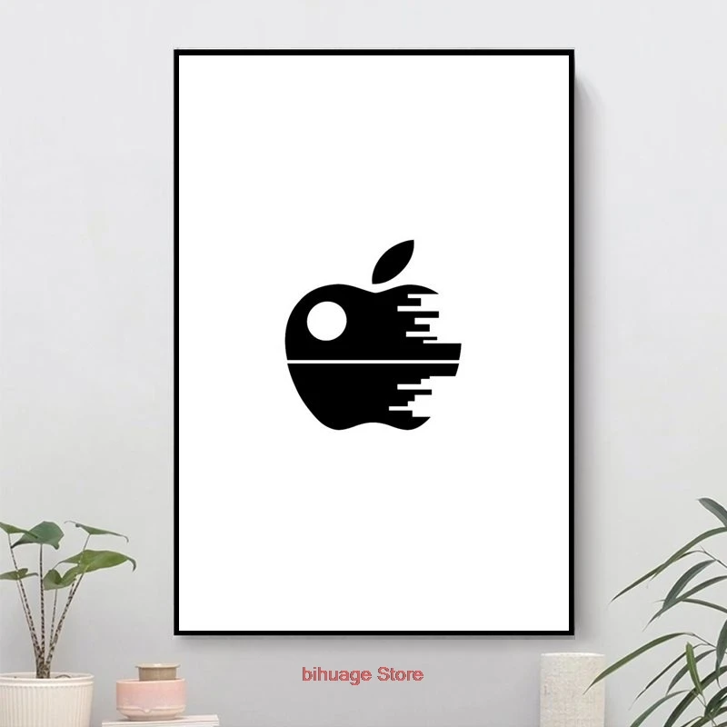 

Настенные картины с изображением яблока смерти, постеры и принты на холсте для гостиной, дома, офиса, гостиницы, квартиры, дивана